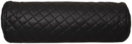 Neck Roll Pillow Cushion Cover, 24x5 Inch Full Moon Round Bolster Pillow Case by Ganloz
