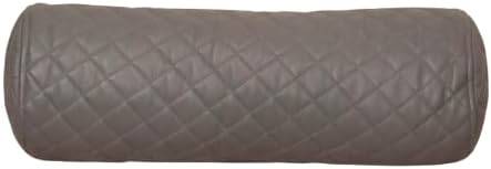 Neck Roll Pillow Cushion Cover, 20x5 Inch Full Moon Round Bolster Pillow Case by Ganloz