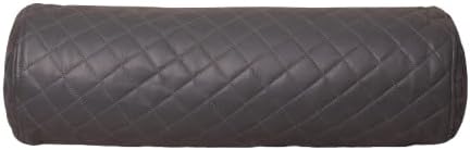 Neck Roll Pillow Cushion Cover, 20x7 Inch Full Moon Round Bolster Pillow Case by Ganloz