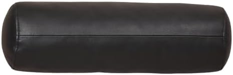 Neck Roll Pillow Cushion Cover, 14x5 Inch Full Moon Round Bolster Pillow Case by Ganloz