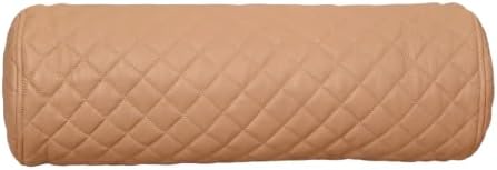 Neck Roll Pillow Cushion Cover, 24x5 Inch Full Moon Round Bolster Pillow Case by Ganloz
