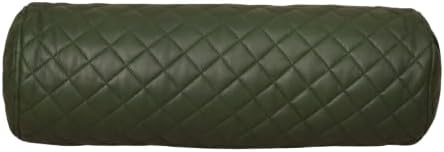 Neck Roll Pillow Cushion Cover, 24x5 Inch Full Moon Round Bolster Pillow Case by Ganloz