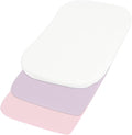 Belsden Pack of 3 Fitted Bassinet Sheet Set, Flexible Fit Various Bassinet by Belsden