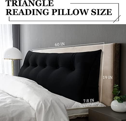 Wedge Headboard Pillow Dorm Room Reading Pillow Back Support - Image 5