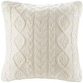 DOKOT Decorative Knit Throw Pillow Cover Chiristmas Farmhouse Sweater Square by DOKOT