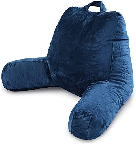 Milliard Reading Pillow with Arms, Cozy Shredded Memory Foam Back Pillow by Milliard