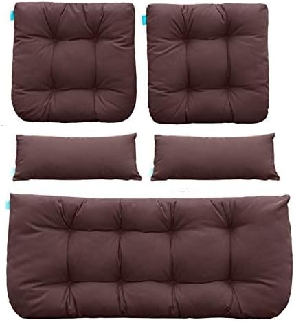 QILLOWAY Outdoor Patio Wicker Seat Cushions Group Loveseat/Two U-Shape/Two - Image 2