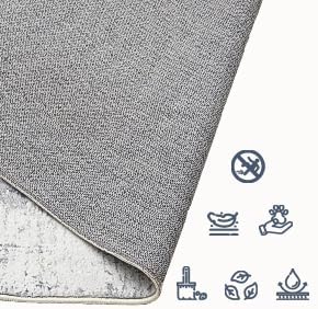 Area Rug 8×10, Large Vintage Boho Rug, Ultra-Soft Low Pile, Non Slip, Stain - Image 4
