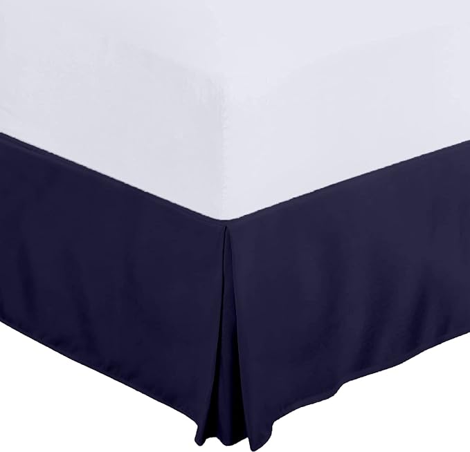 Full Size Bed Skirt 600 TC Egyptian Cotton 16 Inch Drop Easy Fit - Image 2