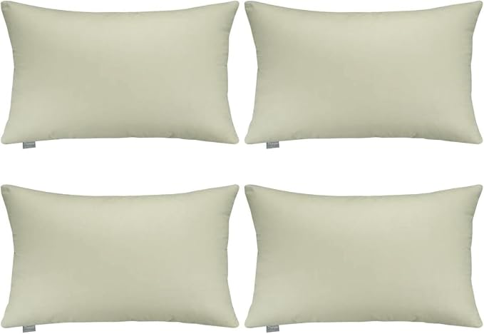 Thmyo 4-Pack 100% Cotton Christmas/Halloween Lumbar Comfortable Solid by Thmyo