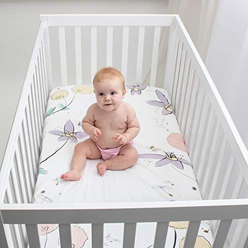 JumpOff Jo - Fitted Crib Sheet, Super Soft Breathable 100% Cotton Baby Crib - Image 3