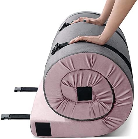 KingChii CertiPUR-US Memory Foam Camping Mattress, Portable Roll Up Travel Car - Image 9