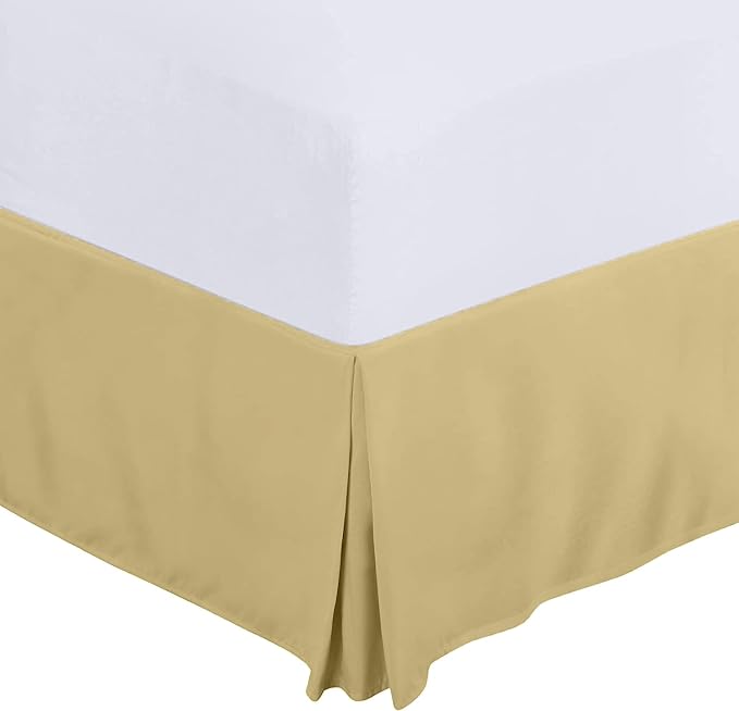 King Size Bed Skirt 600 TC Egyptian Cotton 21 Inch Drop Easy Fit - Image 2