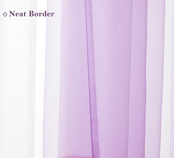PI Sheer Curtains 63 inches Long - Image 4