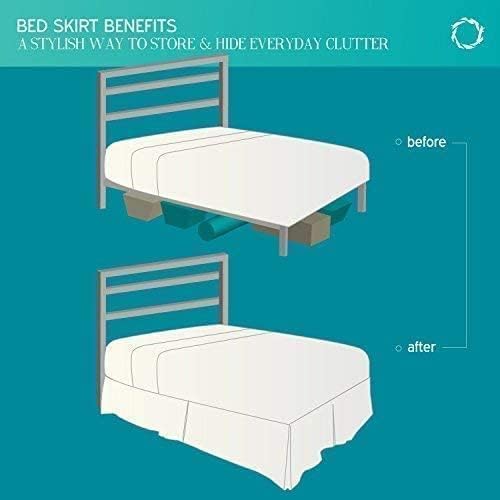 Silver Wrap Around Bed Skirts - Image 5