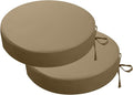idee-home Outdoor Bistro Chair Cushions, 15”x15”x 3” Thick Outdoor Round Seat by idee-home