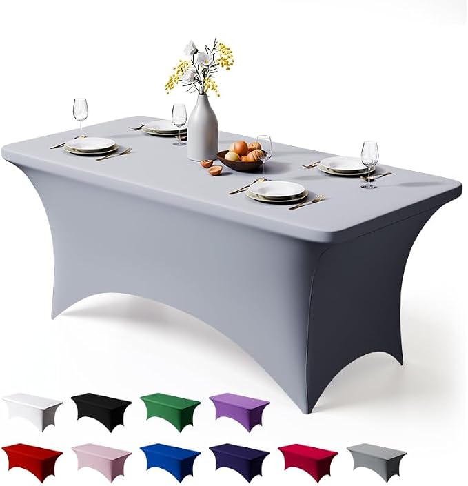 Trlyc 1 Pack 6FT Spandex Table Cloth by TRLYC
