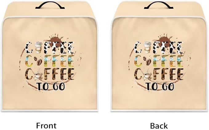 Mumeson Coffee Cup Coffee Maker Cover, Modern Stand Mixer Cover, Coffee Beans - Image 2