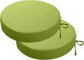 idee-home Outdoor Bistro Chair Cushions, 15”x15”x 3” Thick Outdoor Round Seat by idee-home