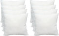 Luxury Throw Pillow Inserts, 18 x 18 inches Hypoallergenic Ultra Soft White by Obruosci
