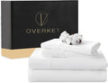 Egyptian Cotton Sheets Full Size 4PCS 1000 Thread Count Sateen Weave Soft by overket