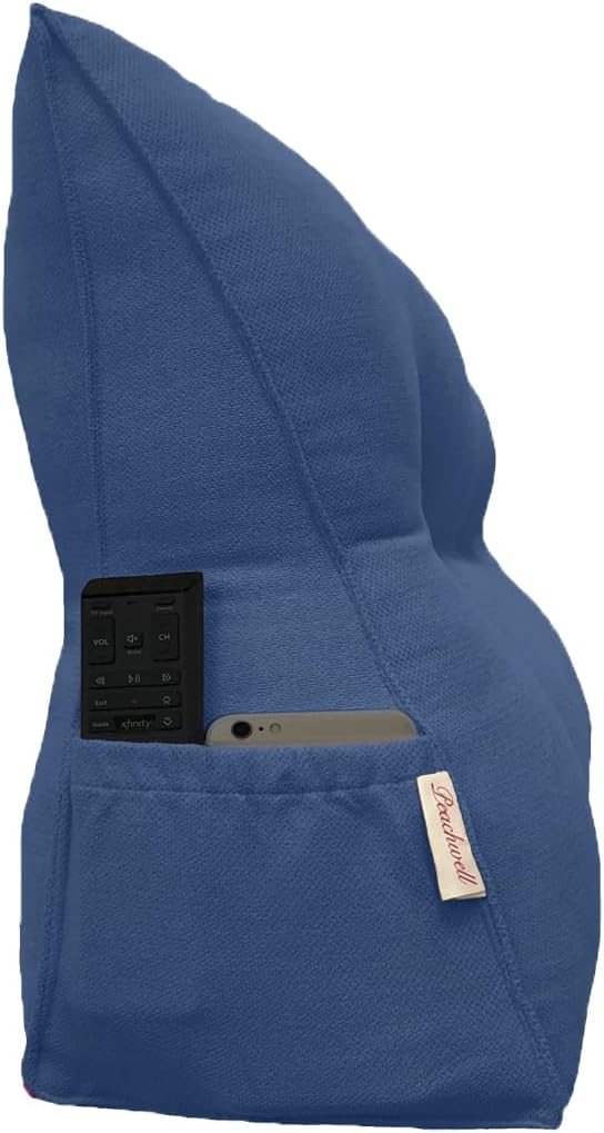 Triangular Reading Bed Rest Pillow Large Bolster Cushion Headboard Backrest - Image 3