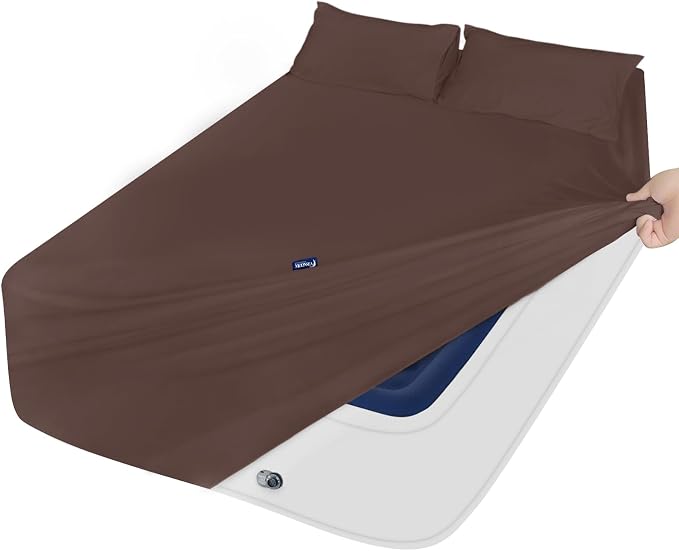 King Size Sheets Set for Air Mattress by Moonsea