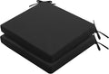 Outdoor Chair Cushions Set of 2: Waterproof & Fade Resistant Deep Seat Cushion by SUMMSUN