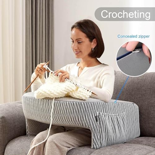 Reading Pillow for Lap, Extra Large Arm Rest Pillow for Adult, Memory Foam Lap - Image 8