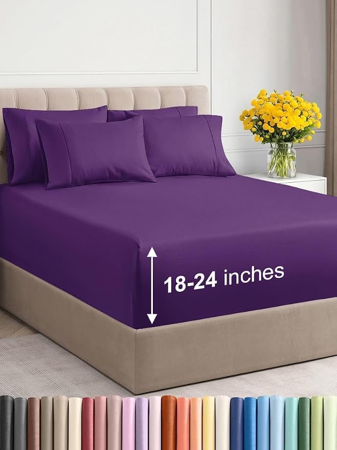 Extra Deep King Sheet Set by CGKUnlimited