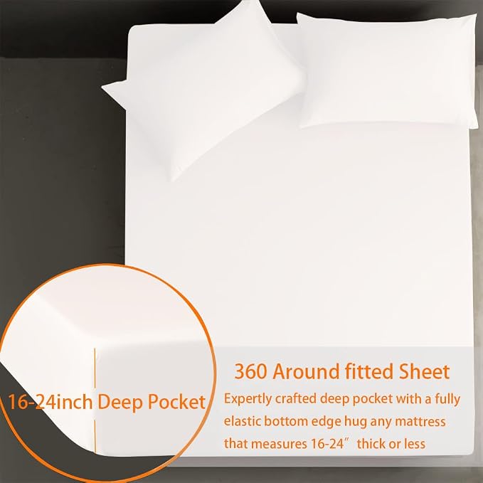 Queen Sheet Sets Air Mattress Sheets - Image 2