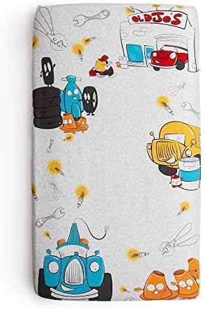 JumpOff Jo - Fitted Crib Sheet, Super Soft 100% Cotton Sheet - Image 2