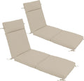 Chaise Lounge Cushion 80x26x3 Inch ?Set of 2 Outdoor Lounge Chair Cushions by Unknown