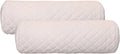 Neck Roll Pillow Cushion Cover, 20x6 Inch Full Moon Round Bolster Pillow Case by Ganloz