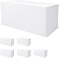Nasitos White Fitted Table Covers by Nasitoshomedecor
