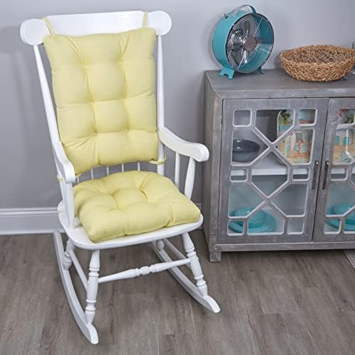 Klear Vu Omega Non-Slip Rocking Chair Cushion Set, Assembled in USA, Thick - Image 2