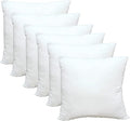 Luxury Throw Pillow Inserts, 18 x 18 inches Hypoallergenic Ultra Soft White by Obruosci