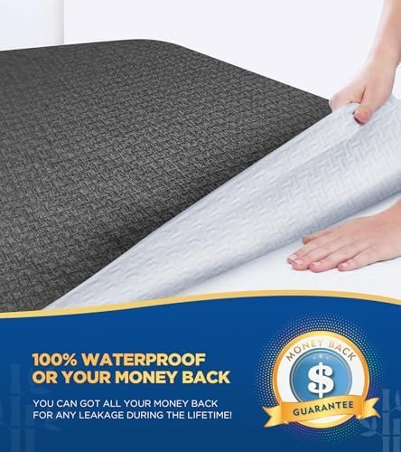 Premium 100% Waterproof Cal King Mattress Protector, Breathable Cooling 3D Air - Image 3