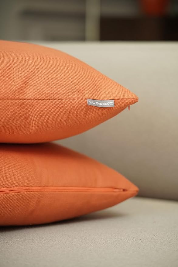Haven & Glow Decorative Throw Pillow Cover – Square Cushion Case - Image 3