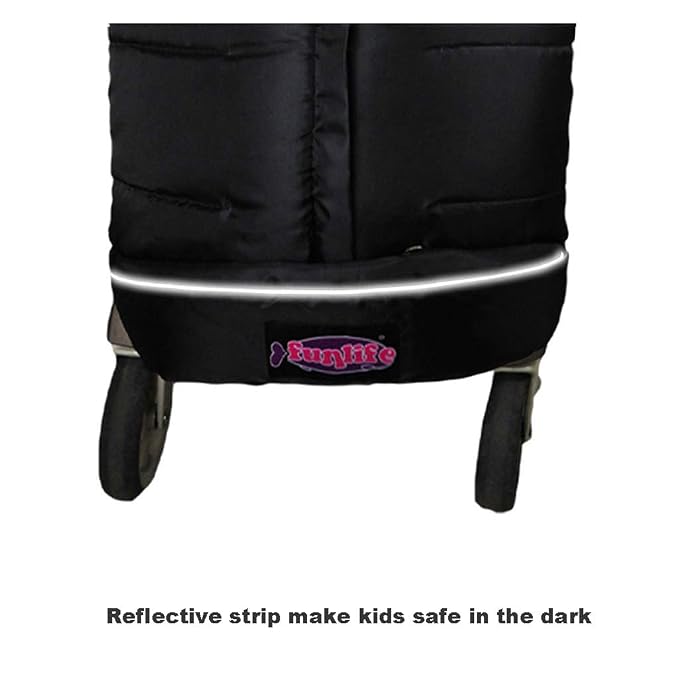 Anti-Kick Stroller Blanket, Toddler Stroller Universal Footmuff Cosy Toes Buggy - Image 4