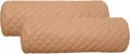 Neck Roll Pillow Cushion Cover, 14x5 Inch Full Moon Round Bolster Pillow Case by Ganloz