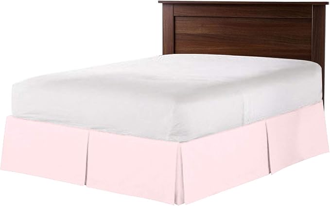 Bed Skirt - 100% Cotton 800 Thread Count Box Pleated Bed Skirt - Luxury Pleated by Unknown