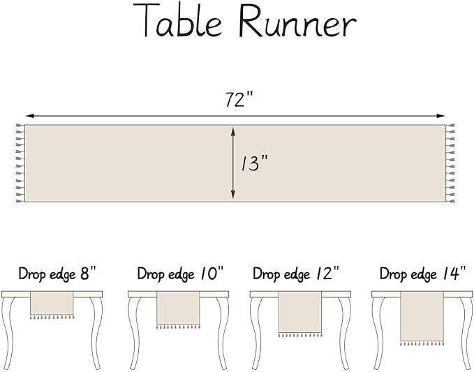 Farmhouse Table Runner, Rustic Cutout Table Runners - Image 3
