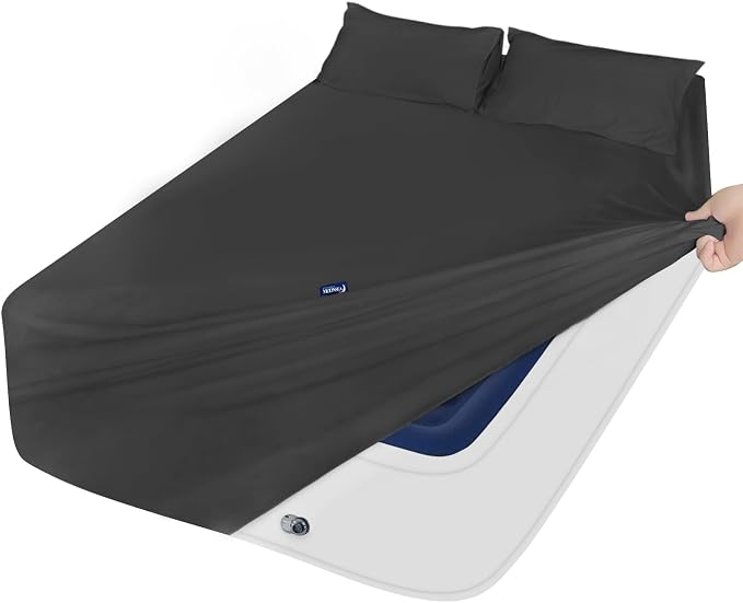 Deep Pocket Twin Sheets Set for Kids Air Mattress by Moonsea