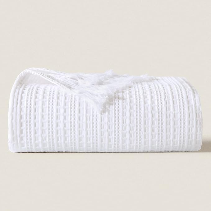 100% Cotton Waffle King Blanket - Image 2