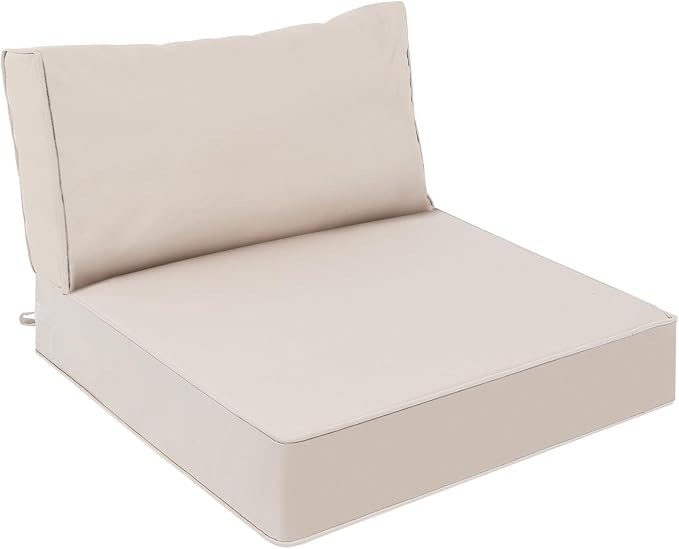 AAAAAcessories Outdoor Deep Seat Cushions, Waterproof, Fade-Resistant Patio by AAAAAcessories
