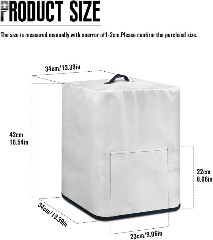 Dust Cover for Air Fryer and Extra Accessories, Dust Proof Easy to Clean - Image 6