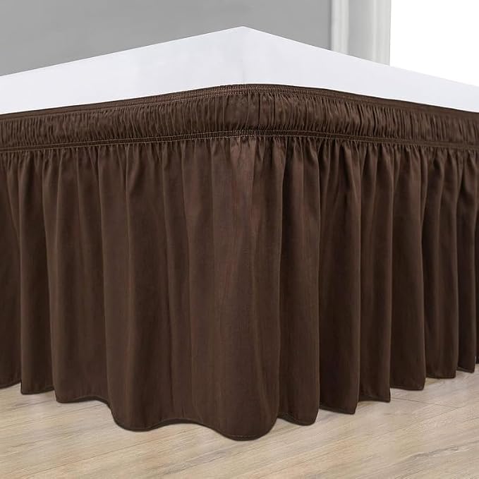 Chocolate Wrap Around Bed Skirts - Image 5