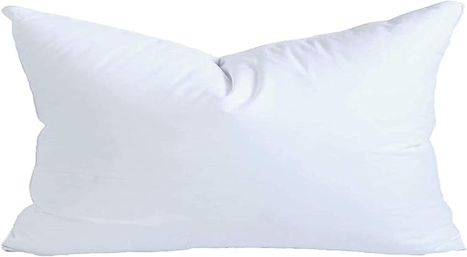 MoonRest® 12x20 Inch Synthetic Down Alternative Rectangle Pillow Insert Form by MoonRest