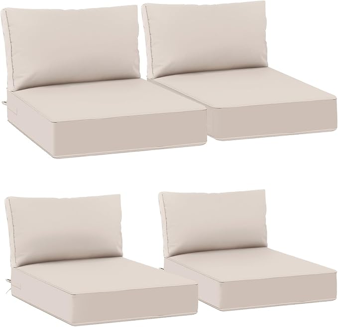 AAAAAcessories Outdoor Deep Seat Cushions, Waterproof, Fade-Resistant Patio by AAAAAcessories
